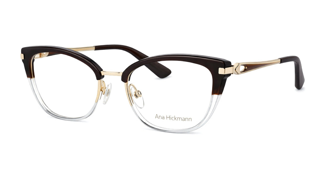 Cay eye Gold, Brown and clear eyewear