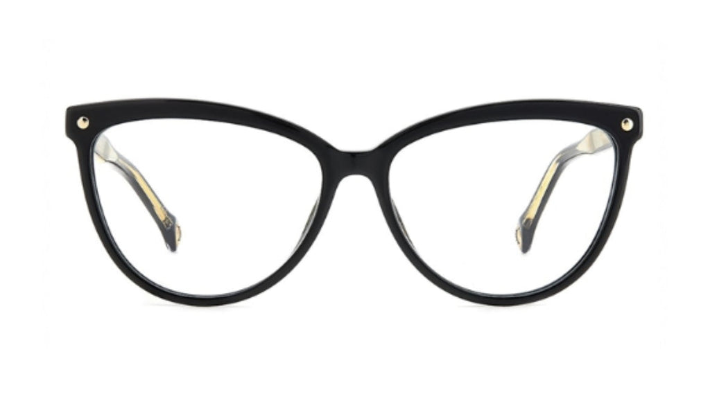 Cat eye black frame