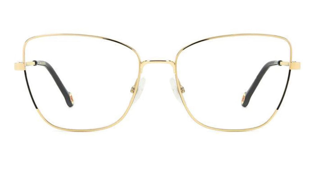 Cat eye gold frame
