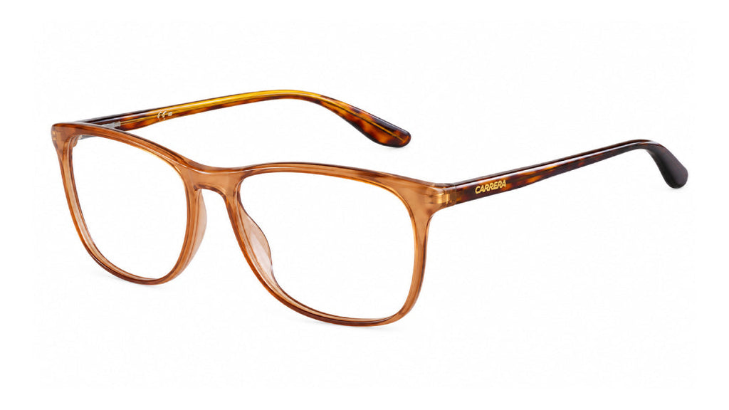 Brown rectangle eyewear frame