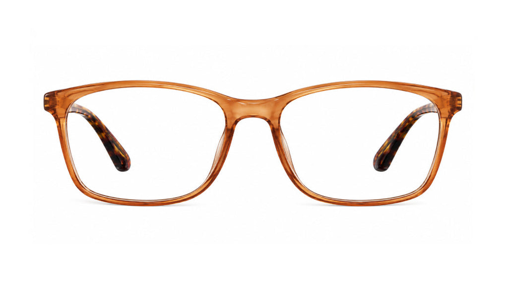 Brown square eyewear frame