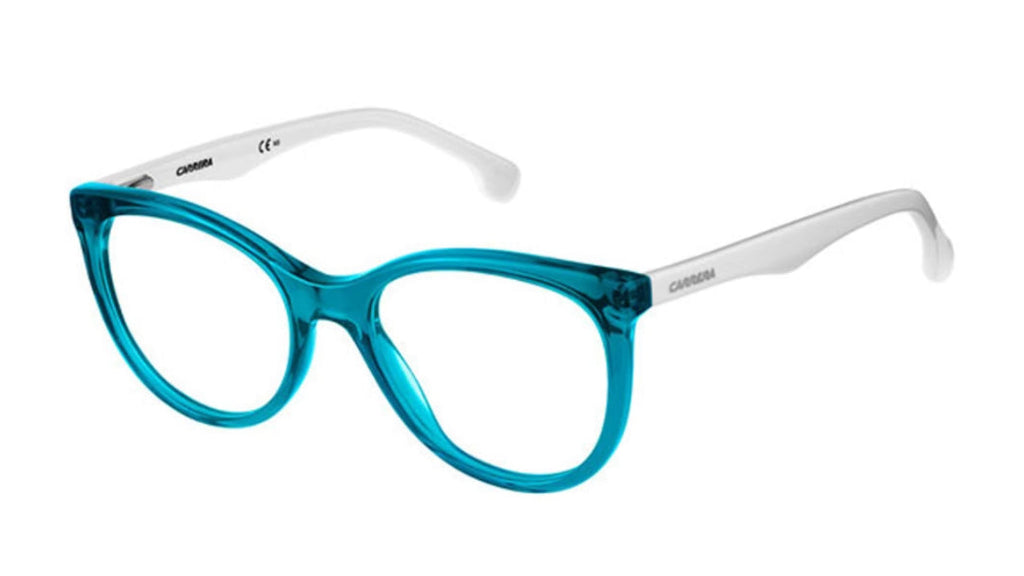 Carrera cat eye blue and white frame