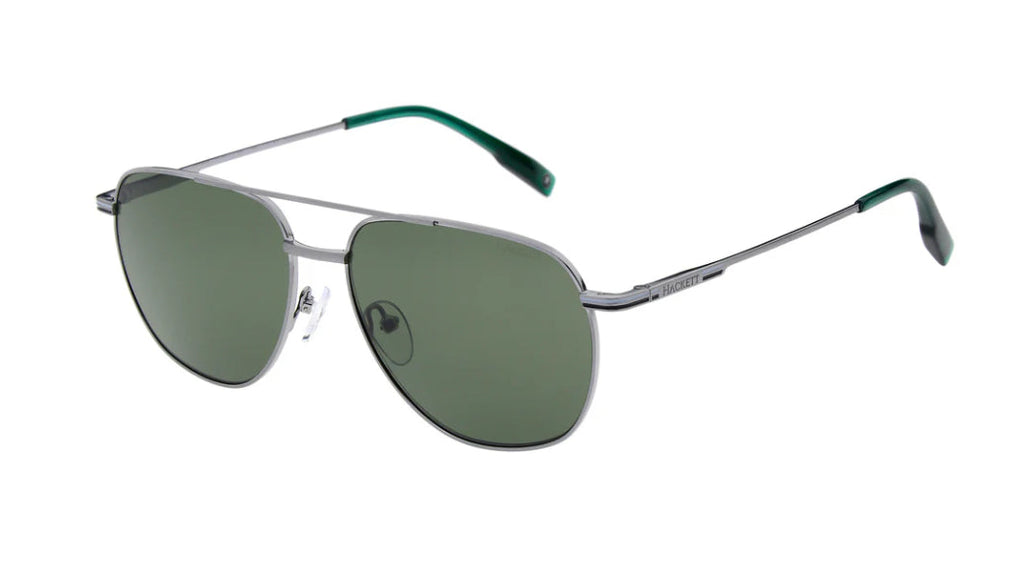 Aviator gun metal sunglasses