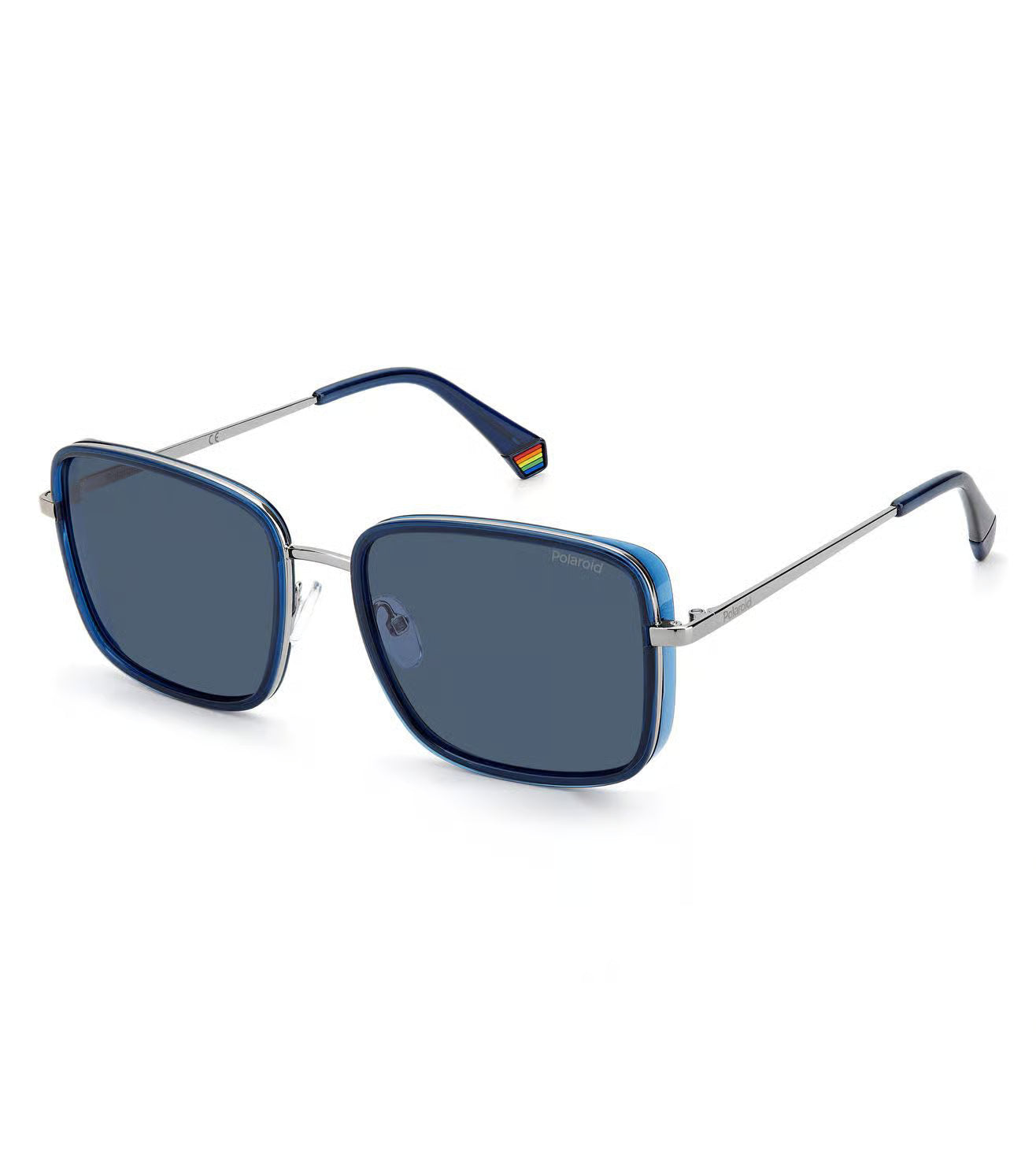 Polaroid PLD 6149/S/X Blue Polarized Square Sunglasses