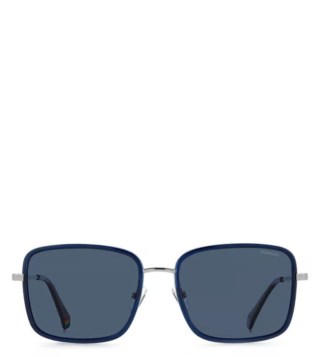 Polaroid PLD 6149/S/X Blue Polarized Square Sunglasses