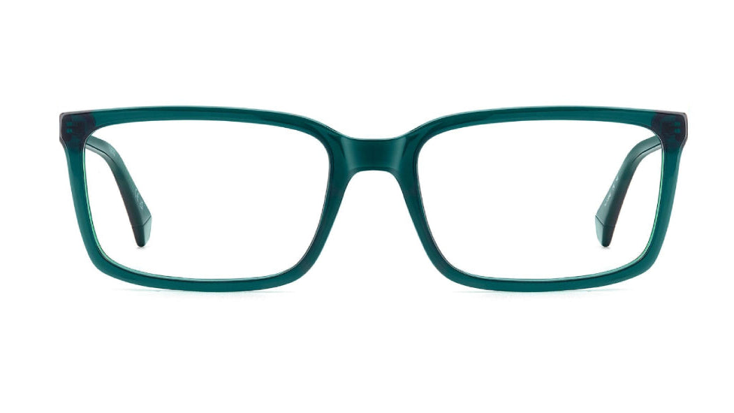 Blue square eyewear