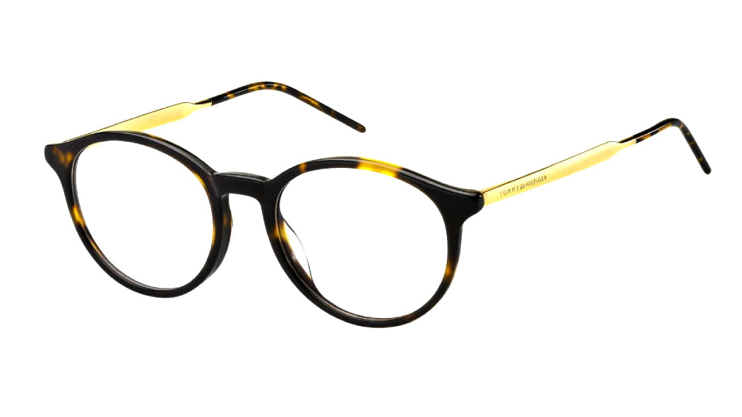 Tommy Hilfiger TH1642 086 Round Havana Gold eyewear